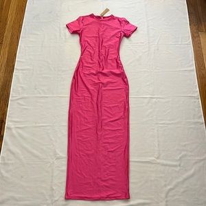 SKIMS SHINE JERSEY LONG DRESS